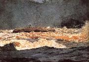 Winslow Homer River fishing oil painting artist